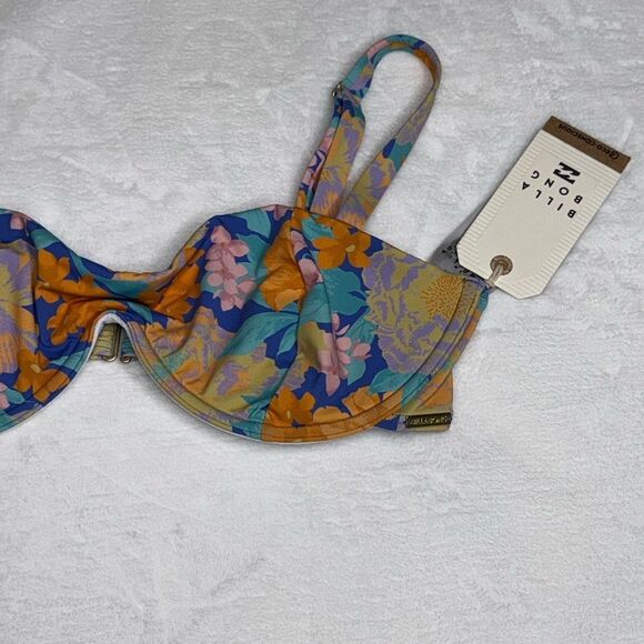 Billabong Last Summer Olivia Underwire Bikini Top Size Large - Picture 6 of 8